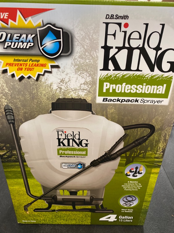 Photo 3 of D.B. Smith FIELD KING 190328 Backpack Sprayer, 4 Gallon,