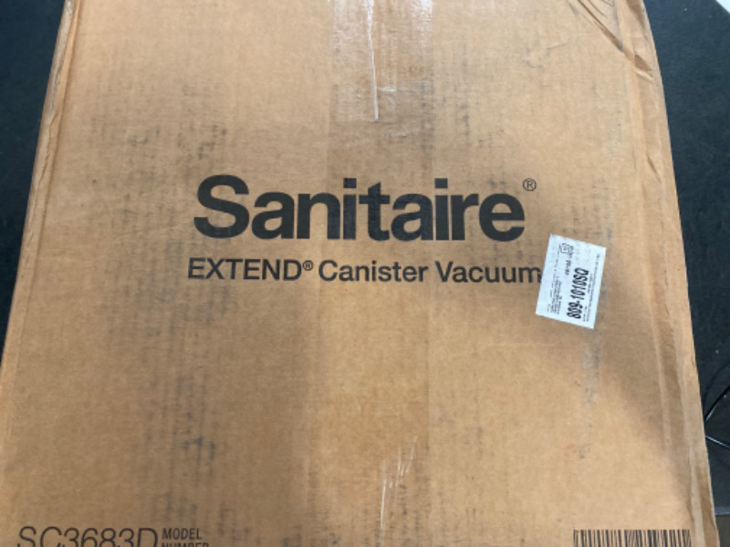 Photo 3 of Sanitaire SC3683D Canister Vacuum, Red 19.2 x 17.75 x 11.3 inches