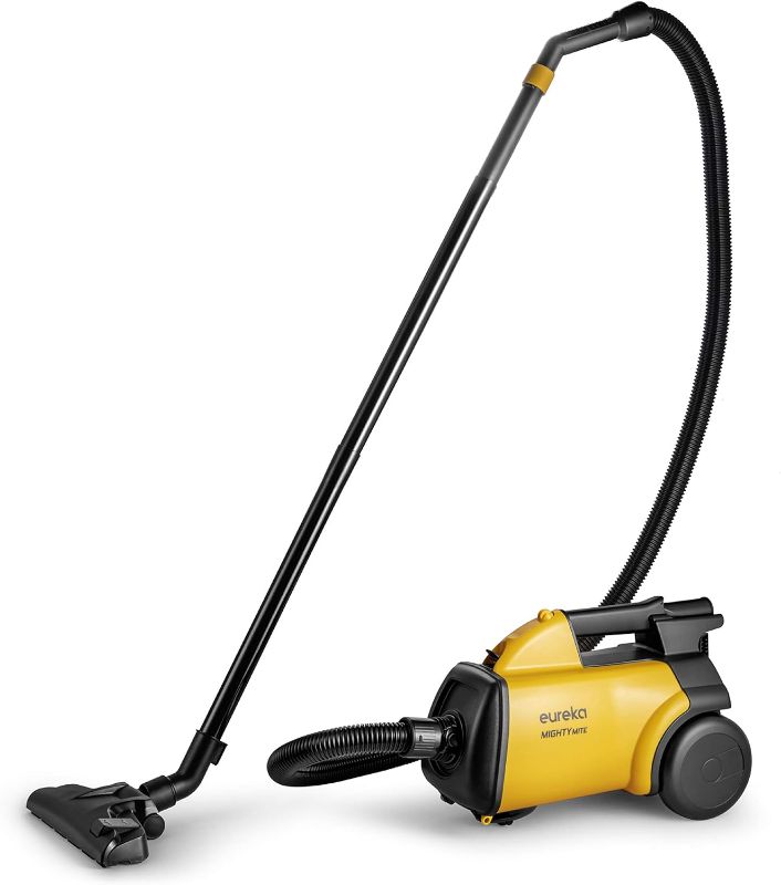 Photo 1 of Eureka 3670M Canister Cleaner, Lightweight Powerful Vacuum for Carpets and Hard floors, w/ 5bags,Yellow