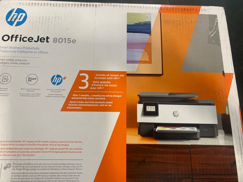 Photo 3 of HP OfficeJet 8015e Wireless Color All-in-One Printer