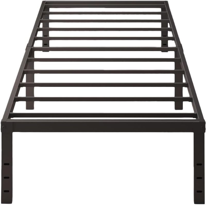 Photo 1 of caziwhave Twin Bed Frames 14 Inch High Max 3500 lbs Heavy Duty Metal Mattress Foundation Platform Sturdy Steel Slat Support Twin Size No Box Spring Needed...
Size:Twin