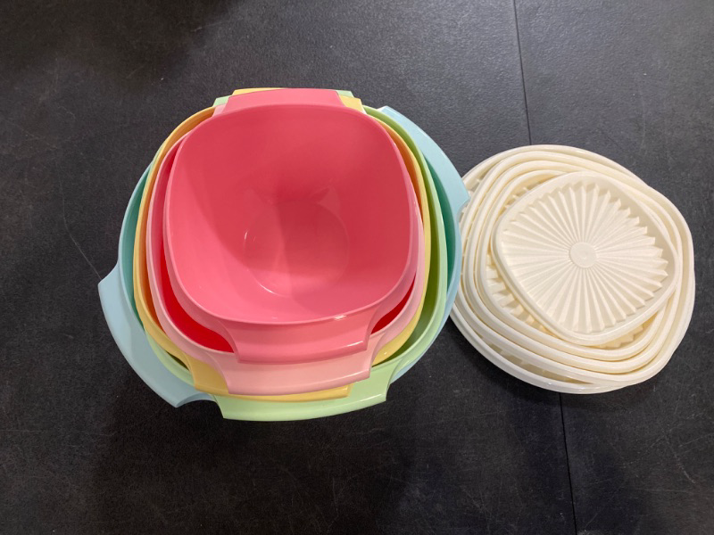 Photo 2 of Tupperware 5 Piece Servalier Set