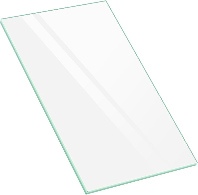 Photo 1 of UPGRADED WPW10513681 Refrigerator Glass Shelf Replacement for Whirlpool Maytag KitchenAid Fridge Crisper Glass Replacement,Tempered Glass Crisper Drawer Cover Insert W10513681 W10361490 Glass Shelf