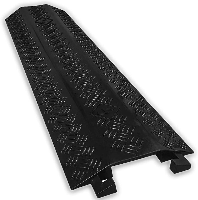 Photo 1 of 
EZ Runner PVC Drop Over Cable Ramp - Single Channel - Black