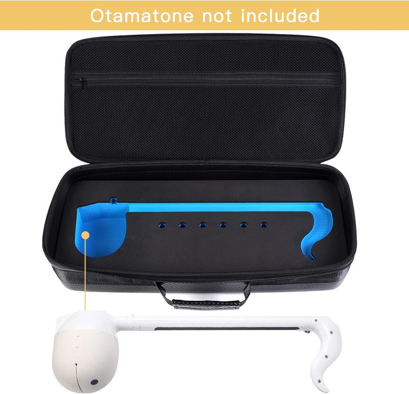 Photo 1 of Protection Case With Extra Storage For Otamatone Deluxe and Techno | Lightweight and Waterproof Automatone Instrument Holder | Sturdy and Portable | Crafted by Experts | Designed in Sweden