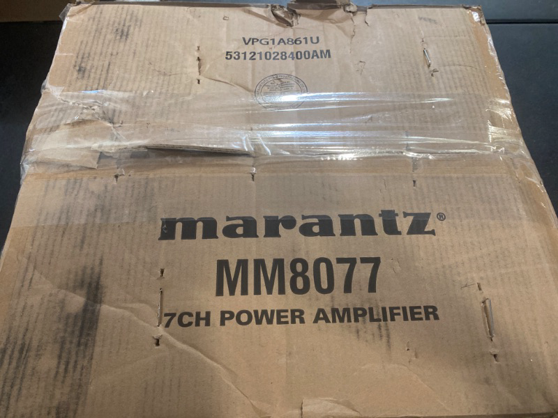 Photo 3 of Marantz MM8077 Power Amplifier – 7-Channel Power Amplifier for Ultimate Home Theater & Audio System | Uncompromising High Power Capability, Quality and Design | Active and Passive Cooling