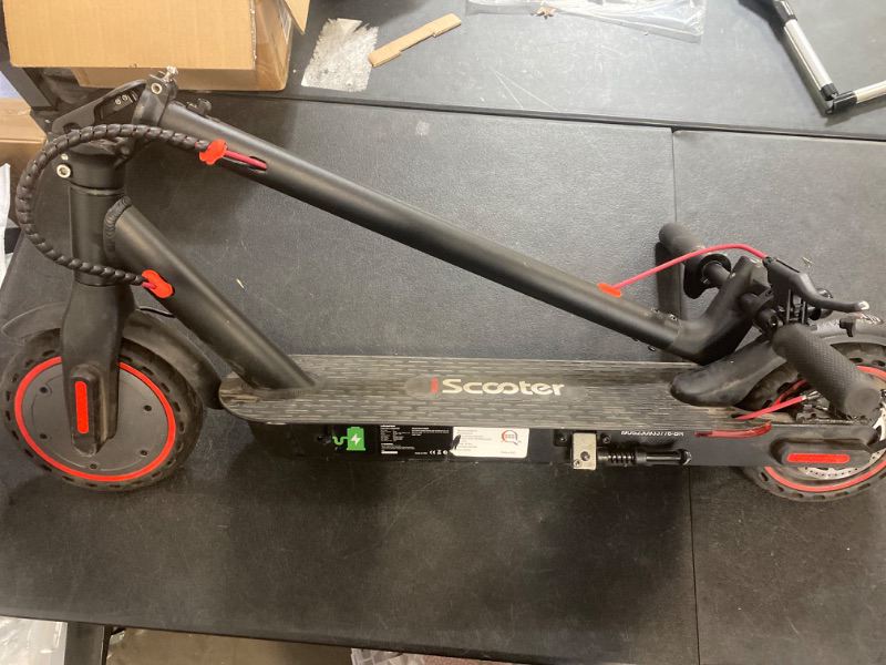 Photo 2 of iScooter Electric Scooter, 25/22/18 Miles Range, 25/18.6/15.6 MPH Top Speed, 800W/500W/350W Foldable Commuting Electric Scooter with Double Braking Systems and APP for Adults and Teens