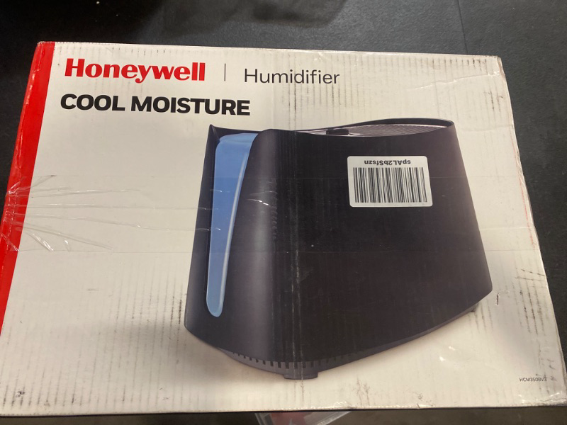 Photo 3 of Honeywell Cool Moisture Humidifier, Medium Room, 1.1 Gallon Tank, Black – Invisible Moisture Humidifier for Baby, Kids, Adult Bedrooms – Quiet and Easy to Clean with UV Technology for Everyday Comfort