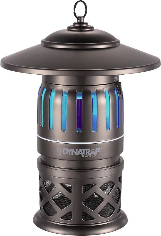 Photo 1 of DynaTrap DT1050-TUNSR Mosquito & flying Insect Trap – Kills Mosquitoes, Flies, Wasps, Gnats, & Other Flying Insects – Protects up to 1/2 Acre