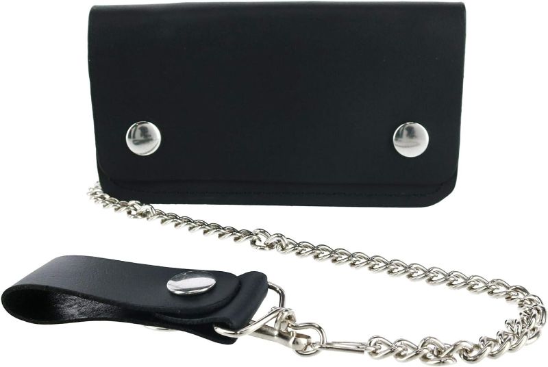 Photo 1 of M & F Western Men's Small Trucker Wallet With Chain Black One Size
