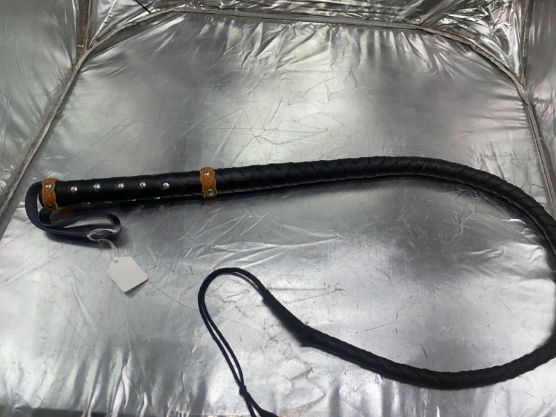 Photo 2 of Handmade 3.25FT Leather Whip