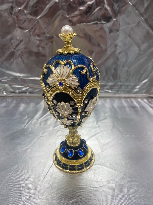 Photo 2 of The Pavlousk Collection Romanov Style: Nikolaievich Enameled Egg