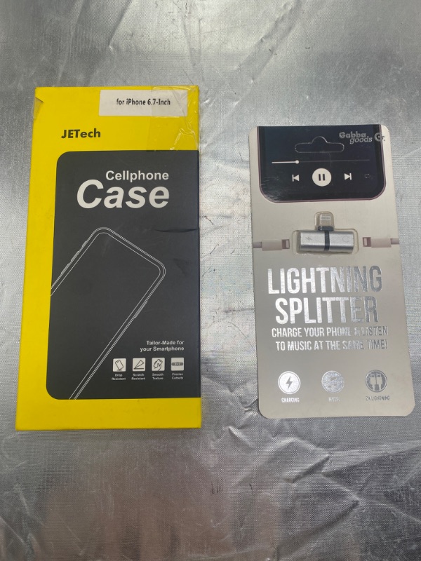 Photo 1 of Mkeke Magnetic Designed for iPhone 15 Case Clear, Gabba Goods Lightning Splitter - Charge & Listen to Music Bundle 