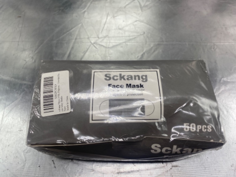 Photo 1 of 5 Pack of Sckang Disposable Face Masks, 3 Layers of protection 50PCS per Box 