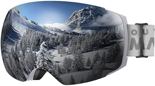 Photo 1 of OutdoorMaster Ski Goggles PRO - Frameless, Interchangeable Lens 100% UV400 Protection Snow Goggles for Men & Women

