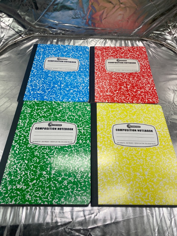 Photo 1 of 4 Pack of Rosmonde Composition Notebooks 