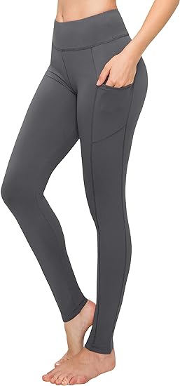 Photo 1 of Medium SATINA High Waisted Leggings for Women - Capri, Full Length, Fleece & with Pockets Women's Leggings …
