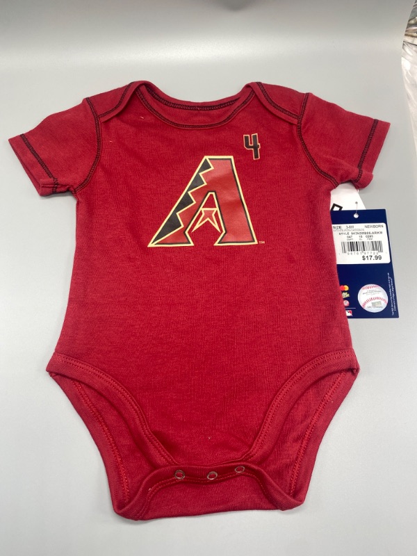 Photo 1 of 3-6 months Newborn & Infant Red Arizona Diamondbacks 