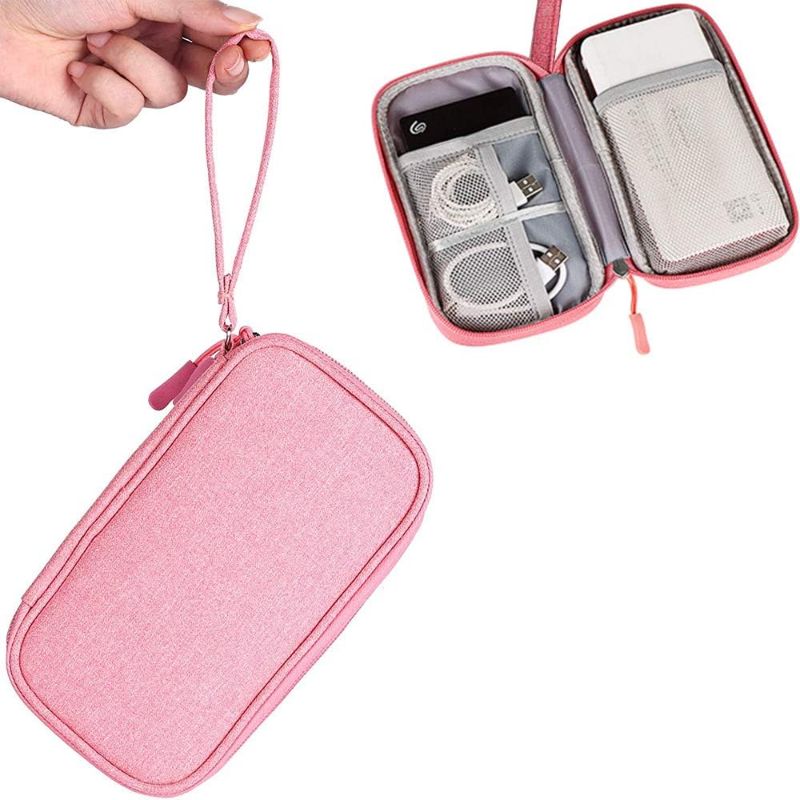 Photo 1 of Electronic Organizer, Shockproof Carrying Case Hard Protective EVA Case, Small Travel Cable Organizer Bag Pouch Portable Electronic Accessories Storage Case for Cable,Cord,Charger,Earphone,USB,SD Card
