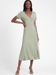 Photo 1 of XL MRT 1030 Knit Wrap Dress Light Green 
