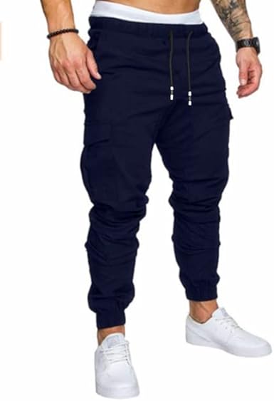Photo 1 of 3XL Mens Fashion Joggers Sports Pants - Cotton Cargo Pants Sweatpants Trousers Mens Long Pants
