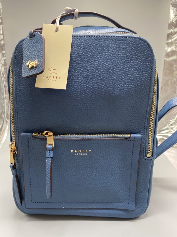 Photo 4 of Vintage Blue RADLEY London - Sunny Dene - Small Zip Around Backpack
