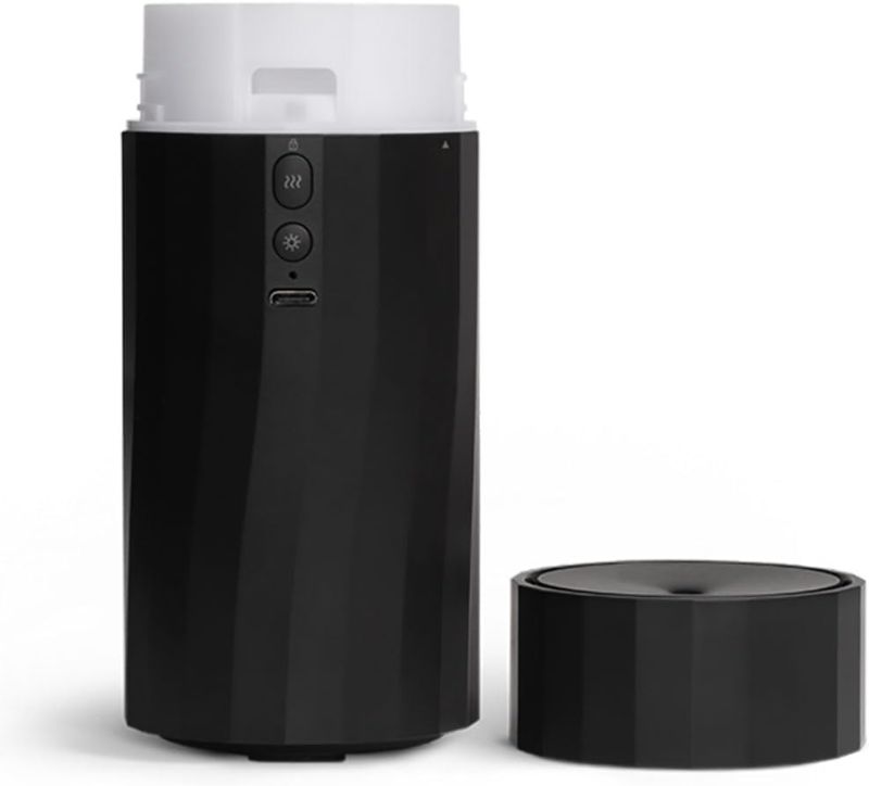 Photo 2 of ** FINAL SALE – SOLD AS IS **  Saje Aroma Wander, Portable Ultrasonic Essential Oil Diffuser, Cordless & Rechargeable, 1.7 fl oz Capacity (Charcoal Black)
