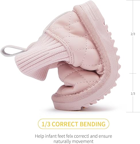 Photo 2 of 12-18 Month PINK  BMCiTYBM Girls Boys Snow Boots Warm Winter Fur Lined Baby Shoes (Infant/Toddler/Little Kid)
