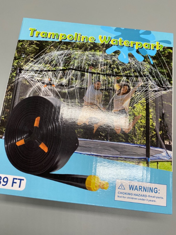 Photo 1 of 39FT Tranpoline Sprinkler for Kids and Adults - Summer Water Sprinkler for Outdoor Tranpoline
