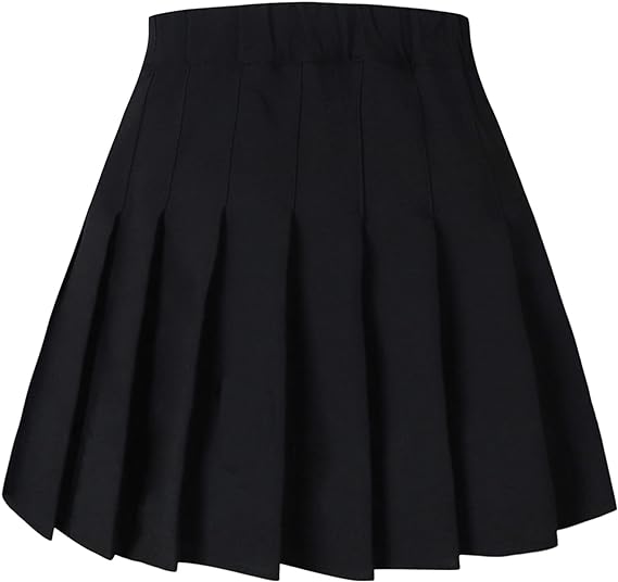 Photo 1 of Size 24-26W SANGTREE Women's Pleated Mini Skirt with Comfy Casual Stretchy Band Skater