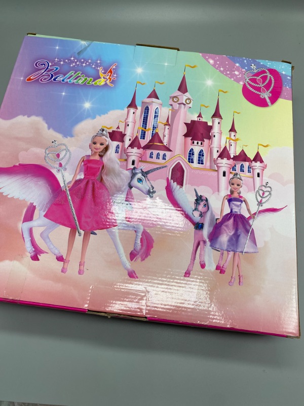 Photo 4 of BETTINA Magic Light Unicorn & Princess Doll, Unicorn Toys for Girls 3+, Unicorn Gifts for Christmas Birthday for Kids Aged 3 4 5 6 7 8
