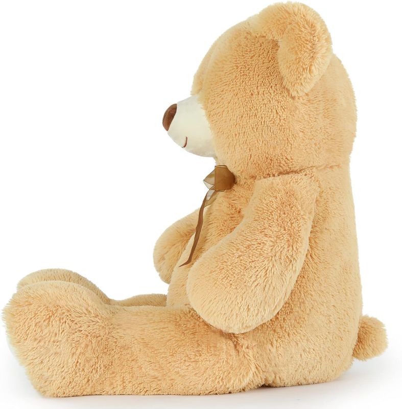 Photo 2 of 30 inch Big Teddy Bear Cute Giant Stuffed Animals Soft Plush Bear for Girlfriend Kids, Tan
