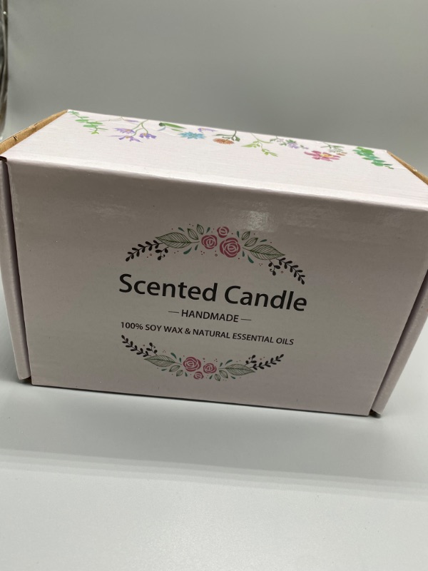 Photo 3 of 2 Pack Scented Candles, Gift for New Home Vanilla + Gardenia, Scented Jar Candle -Natural Aromatherapy Scented Candles, Long Lasting Soy Wax Candle, Festive,Stress Relief, Decor Aromatherapy Candles
