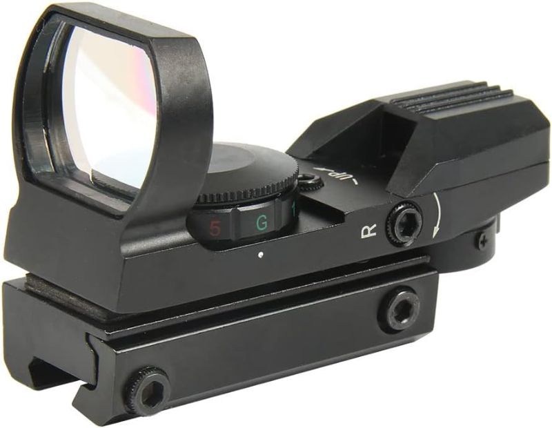 Photo 1 of Red and Green Reflex Sight with 4 Reticles, 3/8" Dovetail Mount for Airgun Airsoft and .22 RF
