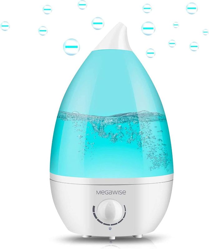 Photo 1 of Mooka Cool Mist Humidifiers for Bedroom, BabyRoom, Office and Plants, 0.5 Gal Essential Oil Diffuser with Adjustable Mist Output, 25dB Quiet Ultrasonic Humidifiers, Up to 10H, Easy to Clean
