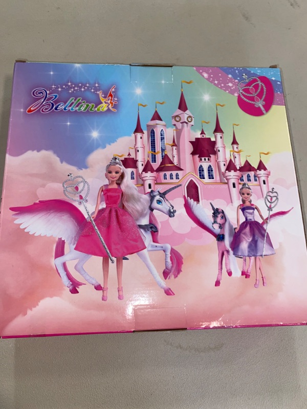 Photo 1 of BETTINA Magic Light Unicorn & Princess Doll, Unicorn Toys for Girls 3+, Unicorn Gifts for Christmas Birthday for Kids Aged 3 4 5 6 7 8
