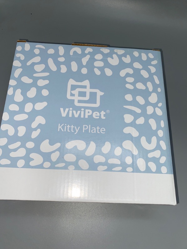 Photo 4 of 1pcs Vivipet White Kitty Plate