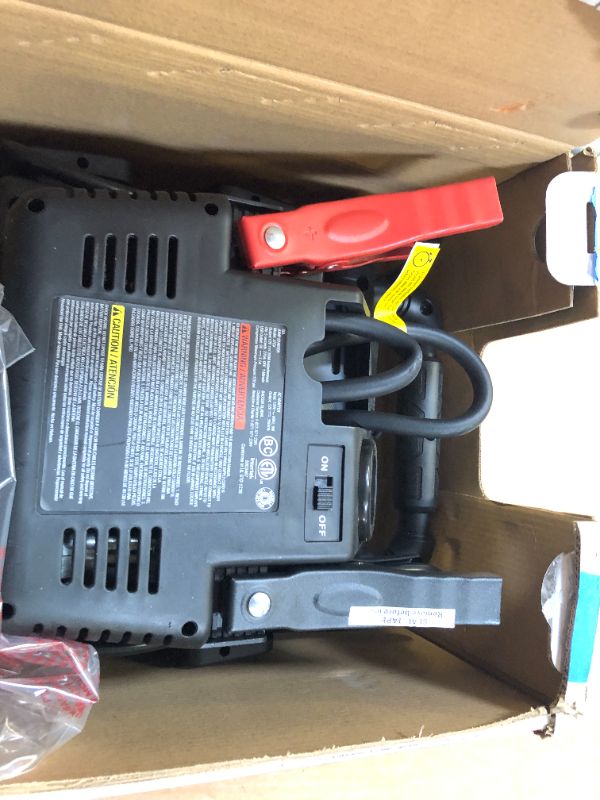 Photo 2 of **MISSING CORD** Vector J7cv 800 Peak Amp Portable Car Jump Starter 120 PSI Compressor