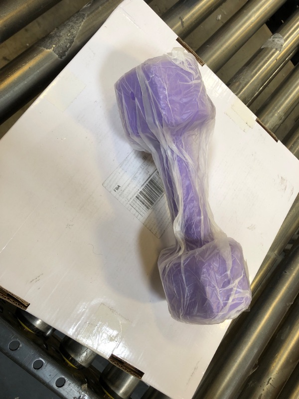 Photo 1 of 15 lb Purple Neoprene Coated Dumbbell Hand Weight