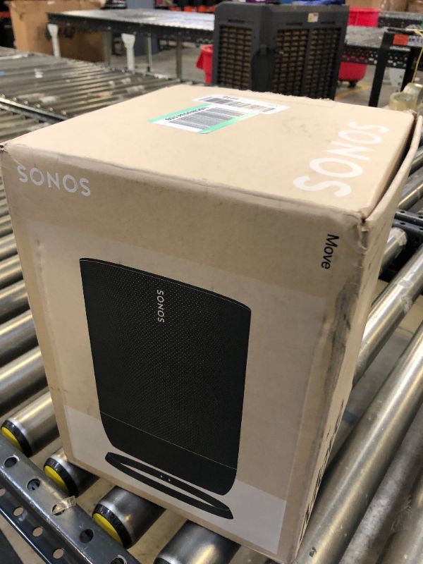 Photo 3 of Sonos Move - Battery-Powered Smart Speaker, Wi-Fi and Bluetooth with Alexa Built-in - Black??????? (1) Single Room Black