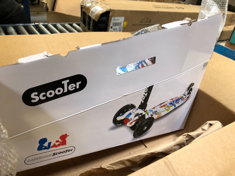 Photo 1 of 3 Wheel Scooters for Kids, Kick Scooter for Toddlers 3-6 Years Old, Boys and Girls Scooter with Light Up Wheels