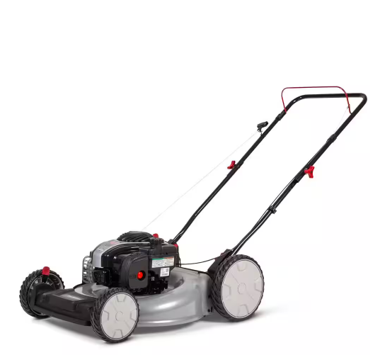 Photo 1 of 21 in. 140 cc Briggs and Stratton Walk Behind Gas Push Lawn Mower with Height Adjustment and Prime 'N Pull Start
