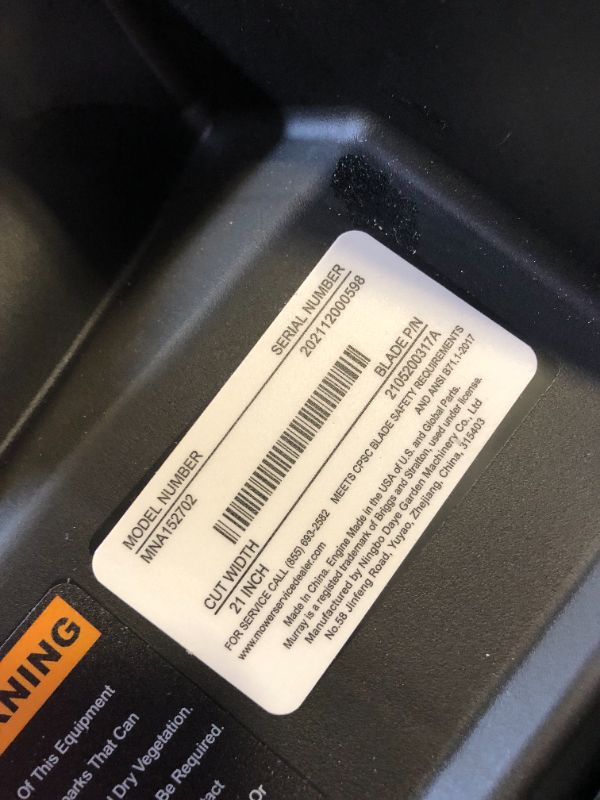 Photo 5 of 21 in. 140 cc Briggs and Stratton Walk Behind Gas Push Lawn Mower with Height Adjustment and Prime 'N Pull Start
