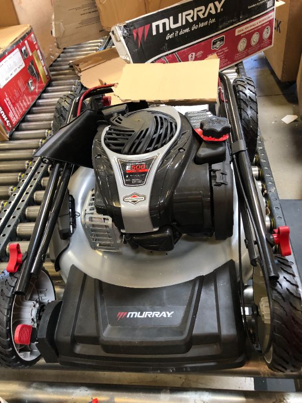 Photo 3 of 21 in. 140 cc Briggs and Stratton Walk Behind Gas Push Lawn Mower with Height Adjustment and Prime 'N Pull Start
