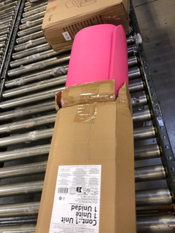 Photo 2 of Amazon Basics 1/2-Inch Extra Thick Exercise Yoga Mat Pink Yoga Mat