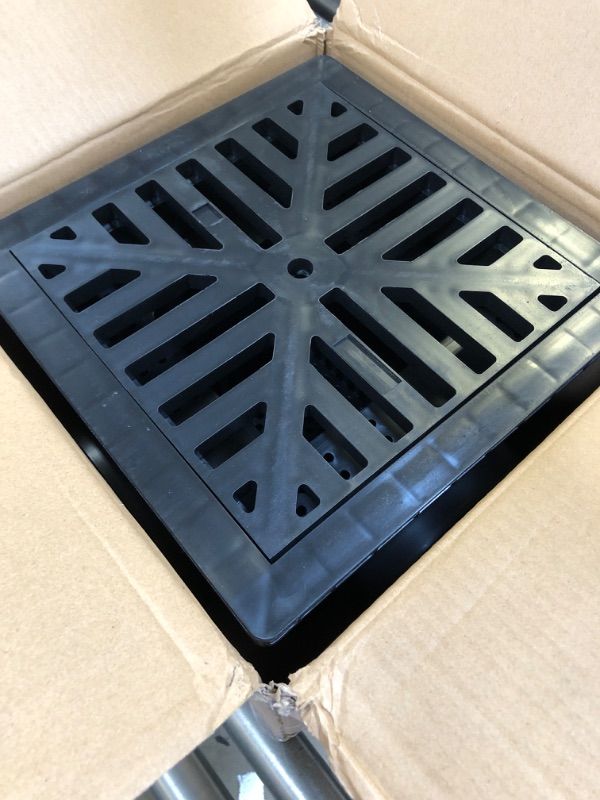 Photo 2 of 12-Inch Catch Basin Drainage Kit with Debris Basket Strainer, Fit for 4 Different Size Pipes, for Garden, Yard, Lawns, Outdoor