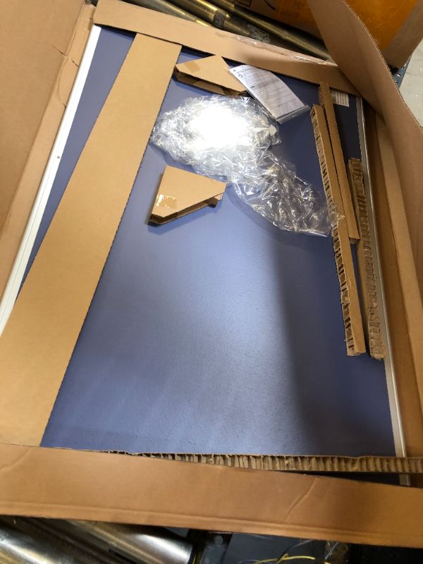 Photo 3 of Amazon Basics Magnetic Dry Erase White Board, 36 x 24-Inch Whiteboard - Silver Aluminum Frame 24" x 36" Magnetic, Aluminum Frame
