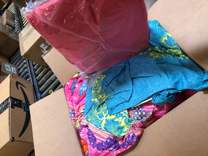 Photo 3 of Flysheep Boho Bed in a Bag 7 Pieces Queen Size, Colorful Bohemian Tribal Style Pink n Blue Floral Reversible Comforter Set (1 Comforter, 1 Flat Sheet, 1 Fitted Sheet, 2 Pillow Shams, 2 Pillowcases)
