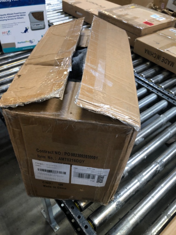 Photo 1 of PAWZ Road Cat Tree, 60 Inches Cat Tower with Dual Condos, Spacious Perch, Cozy Basket and Sisal-Covered Scratching Posts for Indoor Cats- Gray Grey