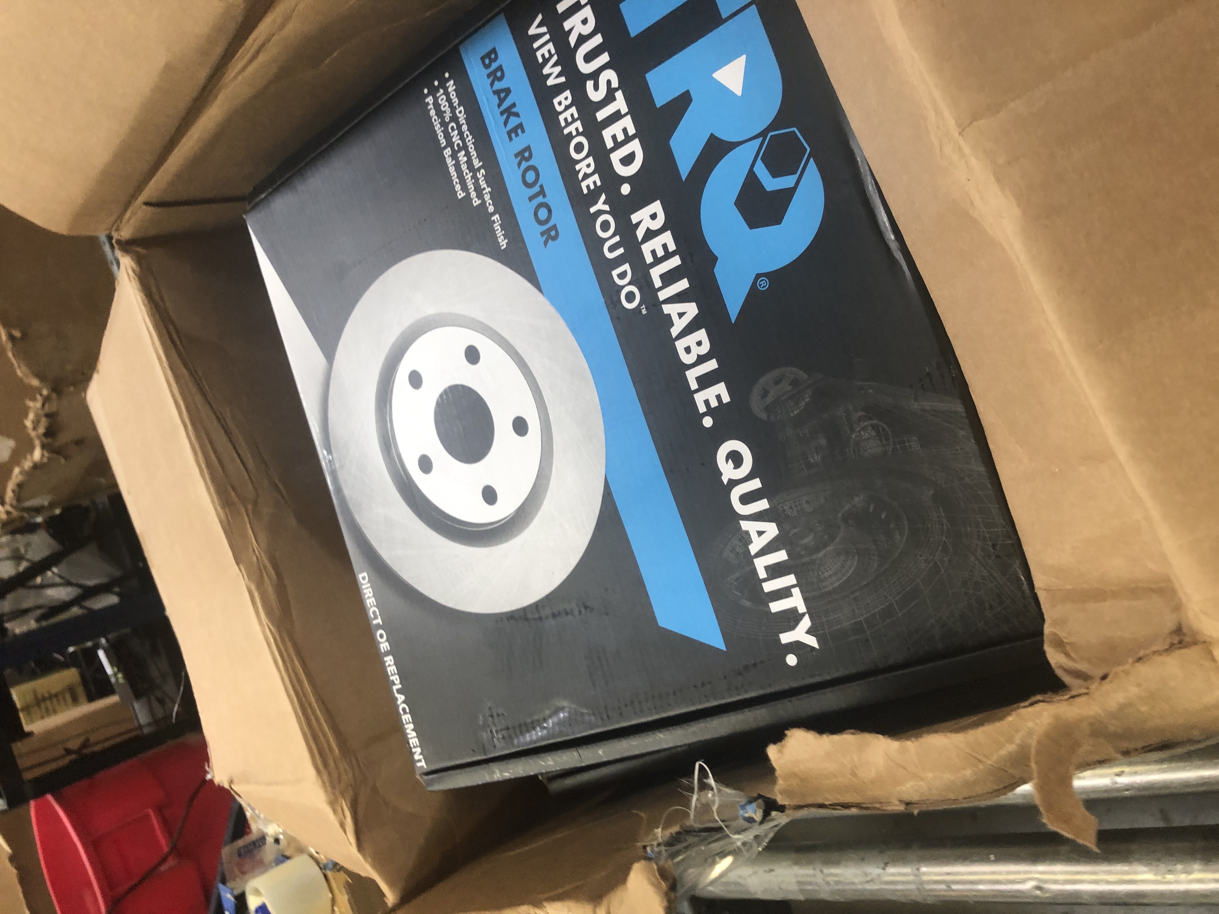 Photo 1 of TRQ Rear Ceramic Brake Pad, Rotor & Caliper Kit Compatible with Kia Hyundai